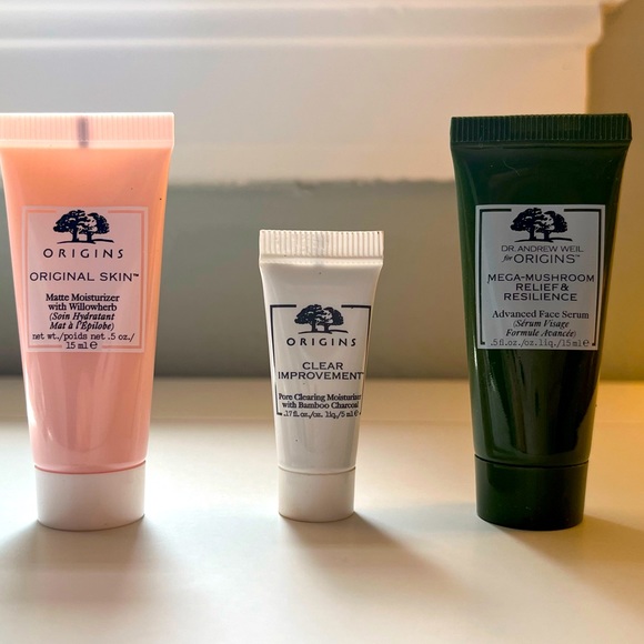 Origins set of 3 trial size skincare products - Picture 1 of 2